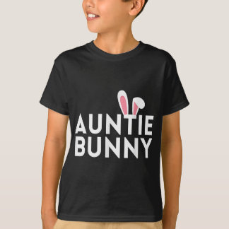 Auntie Bunny Matching Family Paasoutfit Gezegd T-shirt