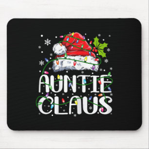 Auntie Claus Kerstmis Licht Pajama Familie Matchi Muismat