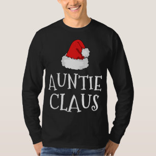 Auntie Claus Kerstmis Pet Familie Matching P T-shirt