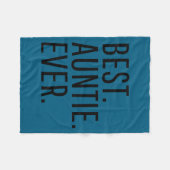 Auntie Ever Funny Auntie  Fleece Deken (Voorkant (Horizontaal))
