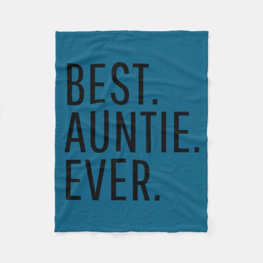 Auntie Ever Funny Auntie  Fleece Deken (Voorkant)