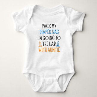 Auntie Funny Baby Science Saying Romper