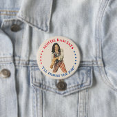 Auntie Kam 2024 Ronde Button 7,6 Cm (In situ)