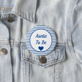 Auntie om Baby shower Button te zijn (In situ)