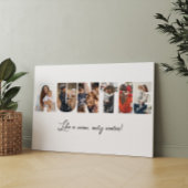Auntie Photo Collage Canvas