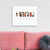 Auntie Photo Collage Canvas Afdruk (Insitu (Woonkamer))