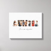Auntie Photo Collage Canvas Afdruk (Voorkant)