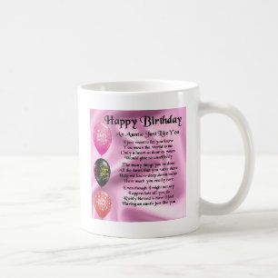 Auntie Poem - Happy Birthday Koffiemok