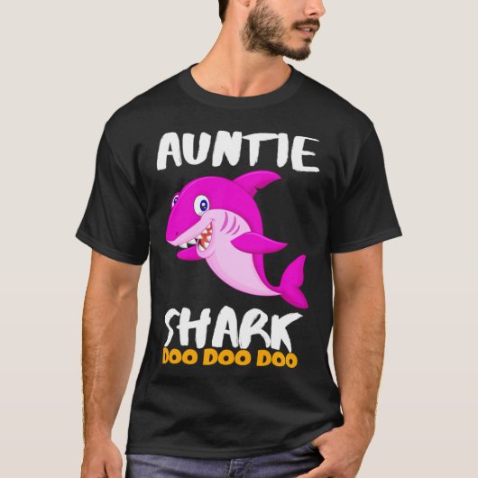 Auntie Shark  Last Minute T-shirt (Voorkant)
