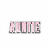 Auntie Sticker (Voorkant)