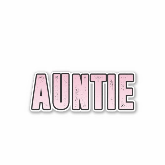 Auntie Sticker (Voorkant)