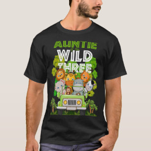 Auntie van de wilde drie dierentuin, Birthday Safa T-shirt