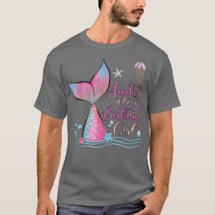 Auntie van het meisje van de dag dat de zeemeermin t-shirt