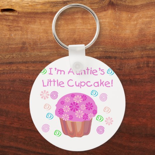Auntie's Cupcake Sleutelhanger (Voorkant)