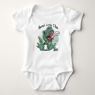 Auntie's kleine T. Rex van Mudge Studios Romper