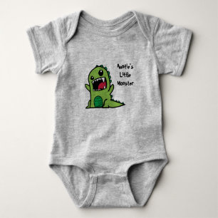 Auntie's Little Monster Baby Vest Romper