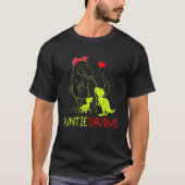 Auntiesaurus T rex Auntie Saurus Dinosaur Family M T-shirt (Voorkant)
