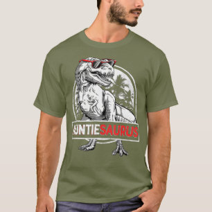 Auntiesaurus T shirt T rex Auntie Saurus Women