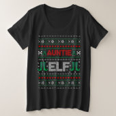 Aunty Elf laide pull de Noël (Design devant)