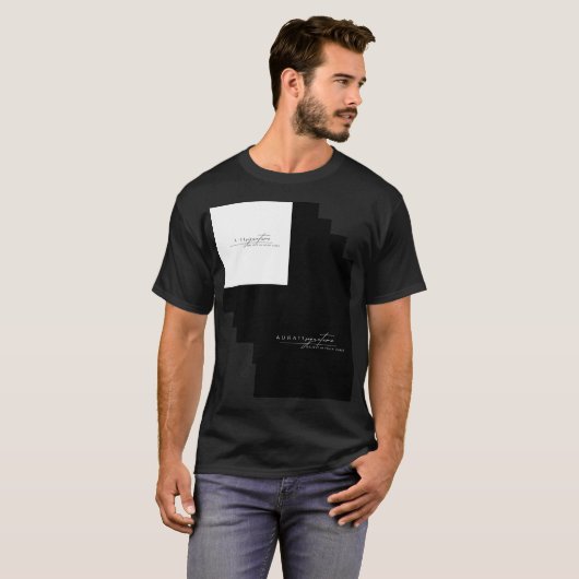 Aura11 Classic Het Signature Statement T-shirt (Voorkant volledig)