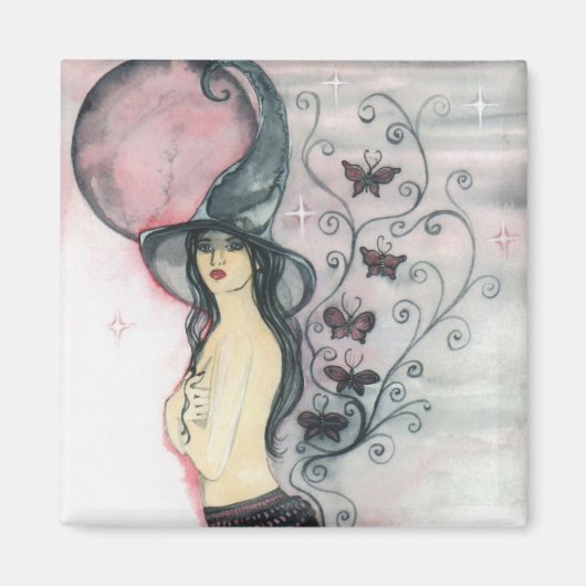 Aura at Dusk Witch Magnet (Devant)