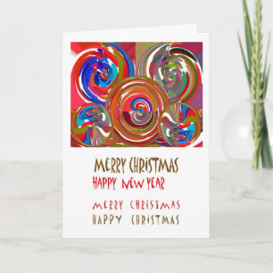Aura Cleaning Circles - Vrolijk kerstfeest Feestdagen Kaart