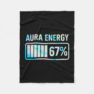 Aura Energie 67 67 Zes Zeven Meme Fleece Deken