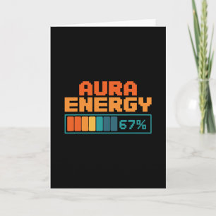 Aura Energie 67% Aura Farming Alpha Slang Gen 67th Kaart