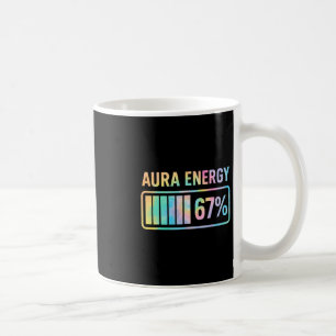 Aura Energie 67 Grappige Zes Zeven Meme Gen Alpha Koffiemok
