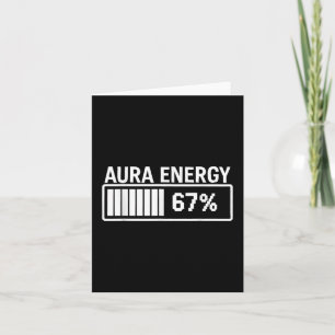 Aura energie op 67 Funny Six Seven Meme Gen Alpha  Kaart