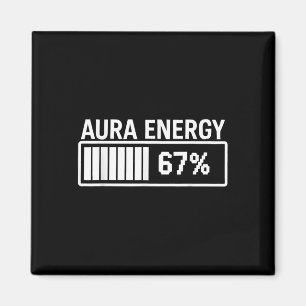 Aura energie op 67 Funny Six Seven Meme Gen Alpha Magneet