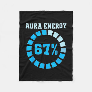 Aura Energie Op 67 Funny Six Seven Meme Laten We 6 Fleece Deken
