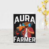 Aura Farmer Funny Meme  Kaart (Gele Bloem)