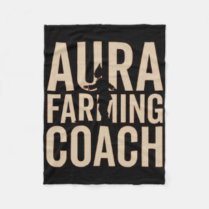 Aura Farming Coach Boat Racing Kind Meme Halloween Fleece Deken