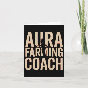 Aura Farming Coach Boat Racing Kind Meme Halloween Kaart