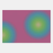 Aura Gradient Ombre Gift Inpakpapier Vel (Voorkant 3)