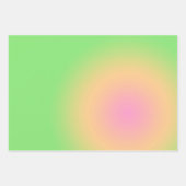 Aura Gradient Ombre Gift Inpakpapier Vel (Voorkant 2)