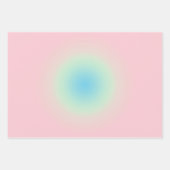 Aura Gradient Ombre Gift Inpakpapier Vel (Voorkant)