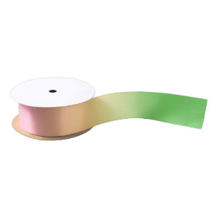 Aura Green Yellow Pink gradiënt Ombre Lint