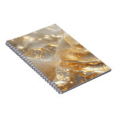 Aura of Gold – Journal de luxe blanc et or (Côté Droit)