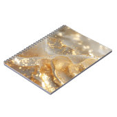 Aura of Gold – Journal de luxe blanc et or (Côté gauche)