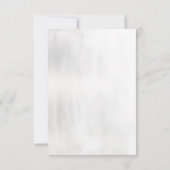 Aura Of Nature Mariage Pas de choix de repas Carte (Dos)