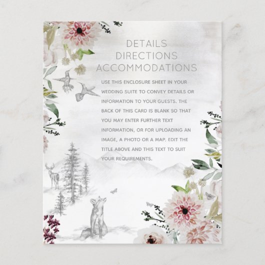 Aura of Natuur Wedding Details Accommodations (Voorkant)