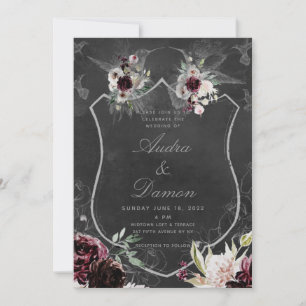 Aura of Night Wedding Invitation Suite Kaart