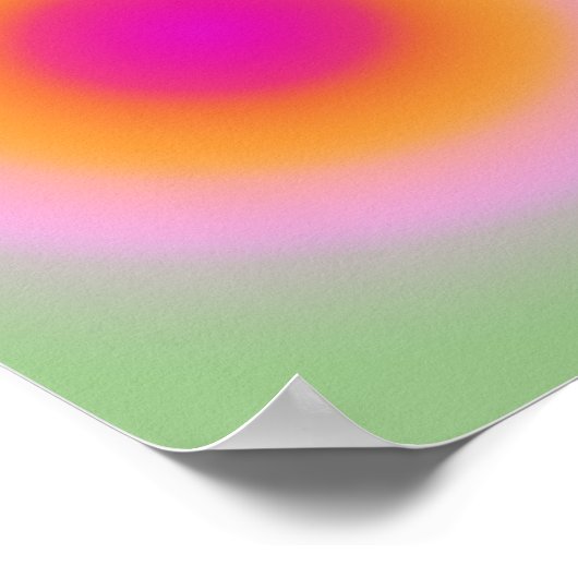 Aura Poster Gradient Imprimer pour correspondre à  (Coin)