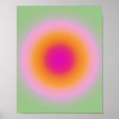 Aura Poster Gradient Imprimer pour correspondre à  (Devant)