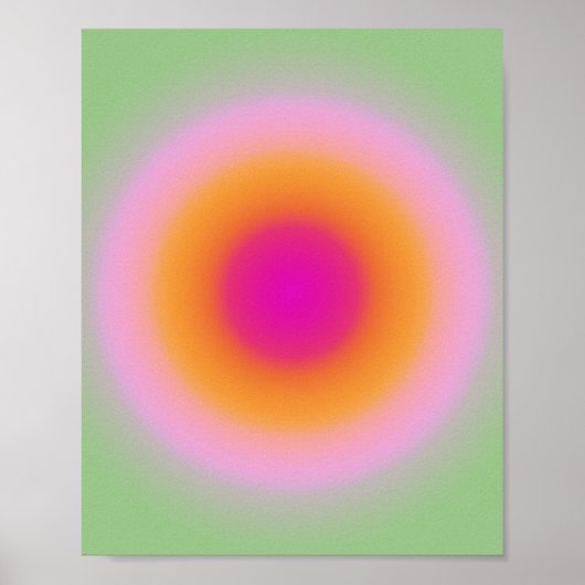 Aura Poster Gradient Imprimer pour correspondre à  (Devant)