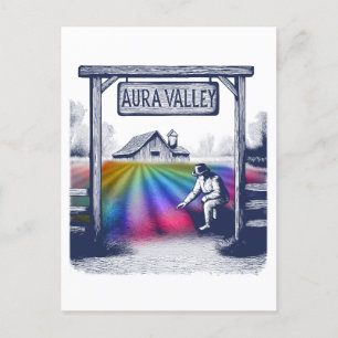 Aura Valley-Boerderij Feestdagenkaart
