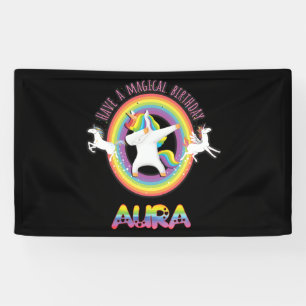Aura Verjaardag Aura Hebben Een Magische Verjaarda Spandoek