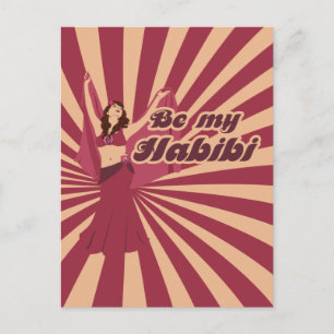 Aurdrey Love is my Habibi Briefkaart